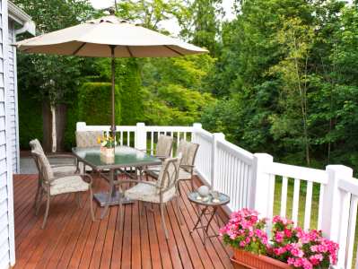Outdoor living spaces by Meridian Construction Company